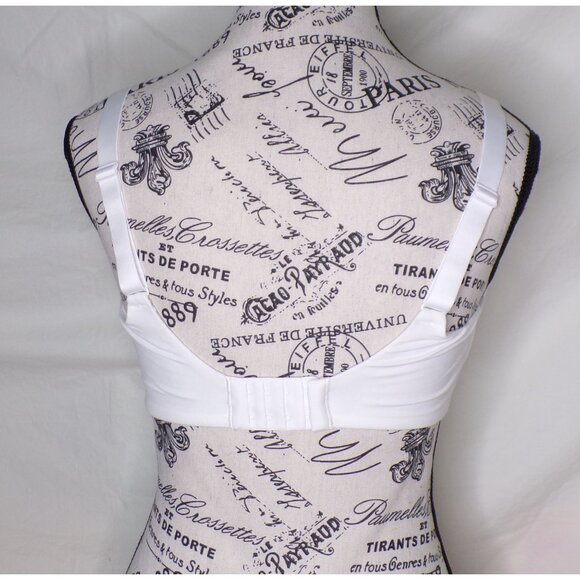 🆕CHANTELLE Daily Support Full Non-Padded Underwire Bra 34DD White #915MU - Picture 10 of 11